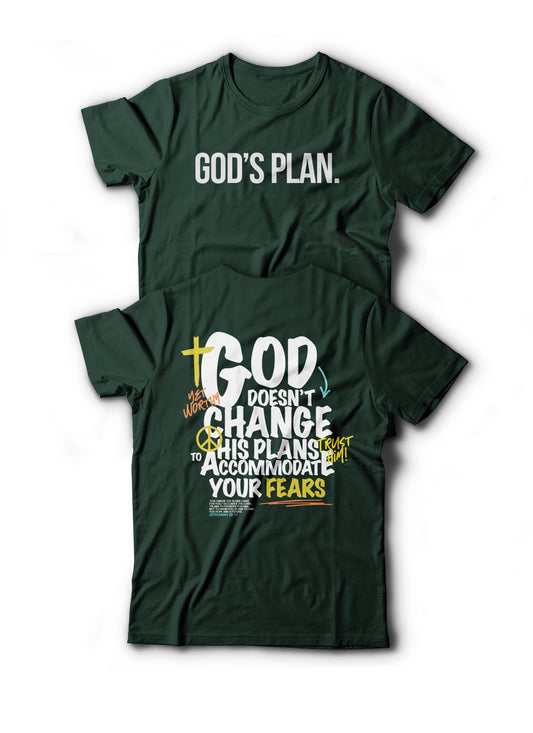 God’s Plan T Shirt- Green: $15-$30